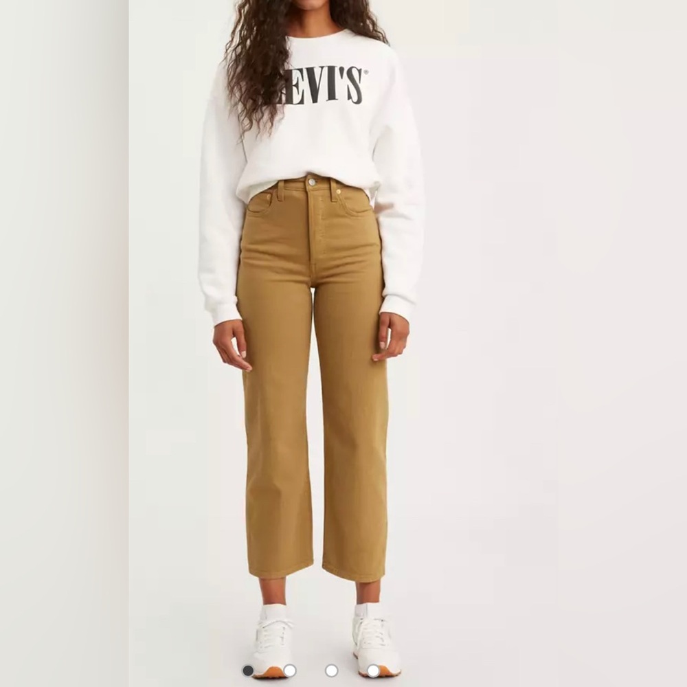 LEVI’S Premium RIBCAGE STRAIGHT ANKLE WOMEN'S PANTS size 29